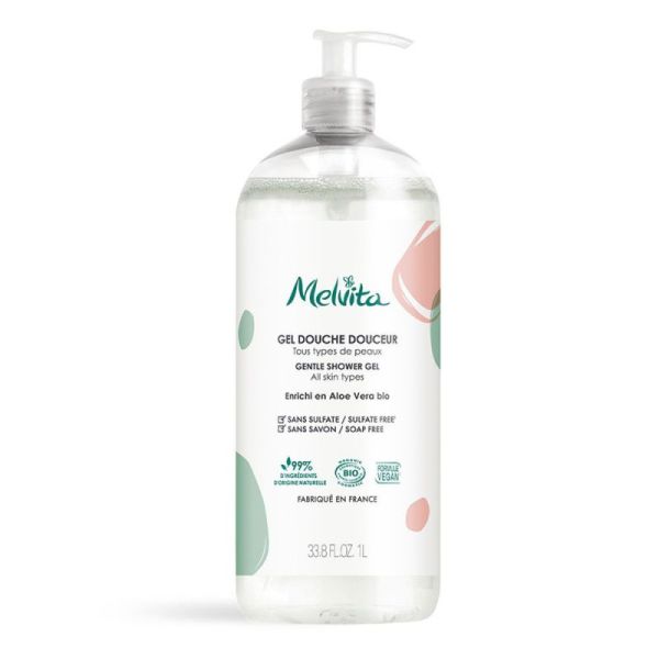 Melvita Douceur Gel Douche Familial Bio 1l