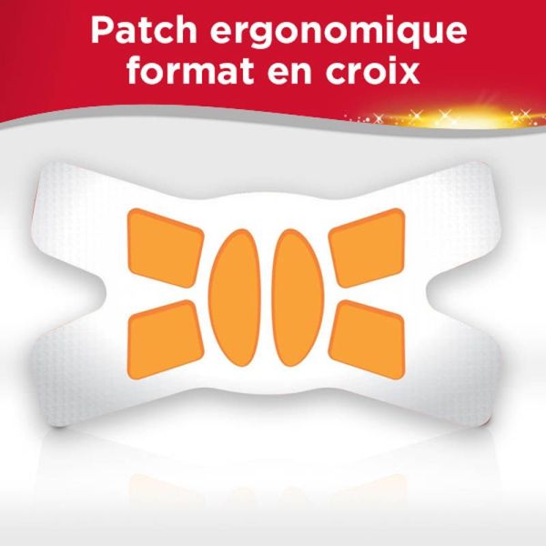 Thermacare Patch Auto-Chauffant Zones Ciblées Boîte de 3 Patchs - Soulagement ciblé des douleurs musculaires