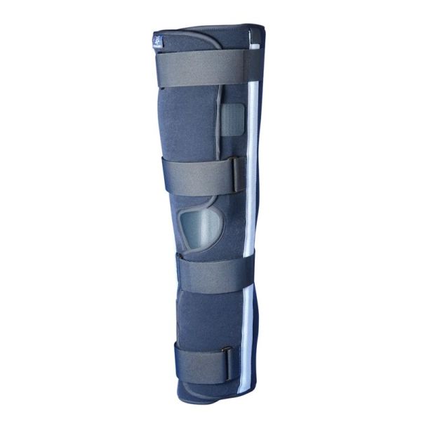 Thuasne Ligaflex Immo 0° Attelle Immobilisation du Genou Bleu Marine – Maintien et stabilisation