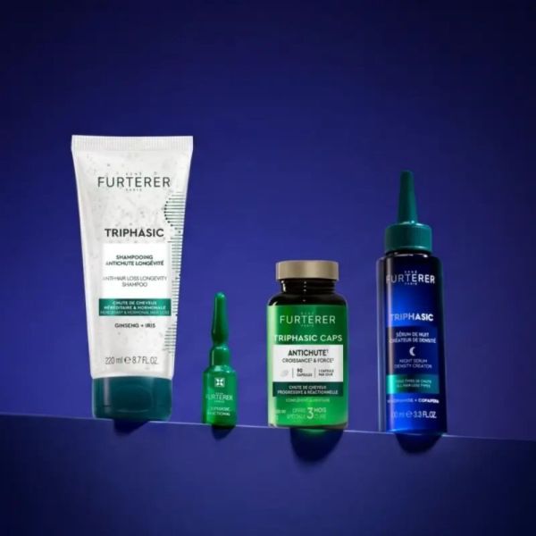 René Furterer Triphasic Sérum de Nuit Créateur de Densité 100 ml - Stimule la croissance et densifie la chevelure