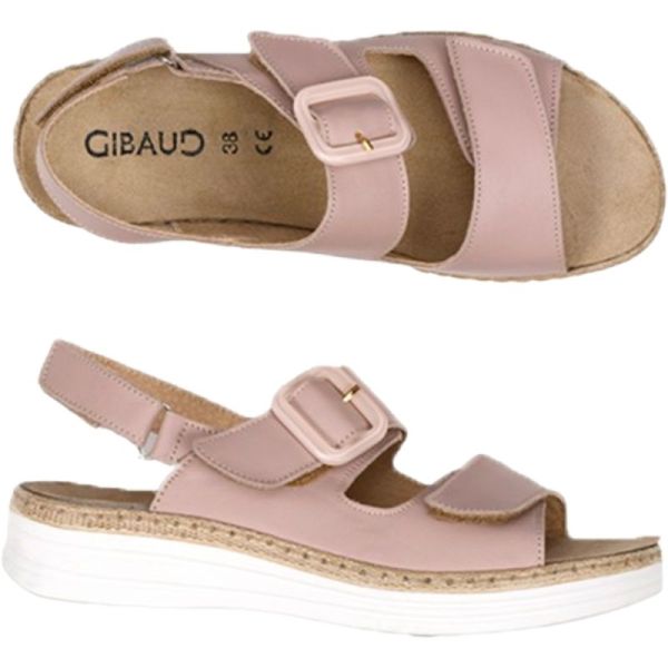 Gibaud CHUT Gela Rose - Chaussures Confort Femme Pieds Déformés