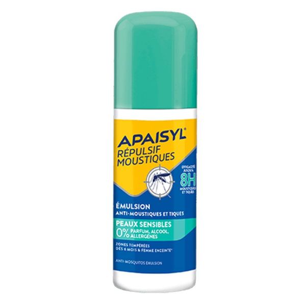 Apaisyl Répulsif Moustiques Émulsion - Pour Peaux Sensibles - 90ml