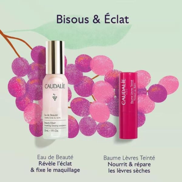 Caudalie Coffret Bisous & Éclat - Eclat du teint et soin des lèvres