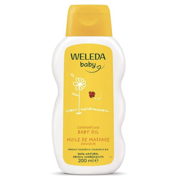 Weleda Bébé Huile de Massage Douceur Calendula 200ml – Apaisement et hygiène
