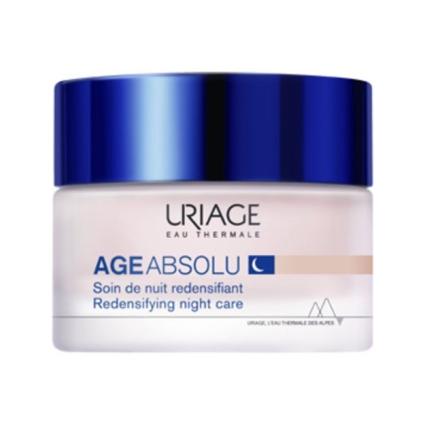 Uriage Age Absolu Soin de Nuit Redensifiant 50 ml - Lisse, nourrit, régénère