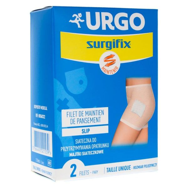 Urgo Surgifix Filet de Maintien de Pansement Slip - Taille Unique - Maintien les Compresses - 2 Filets