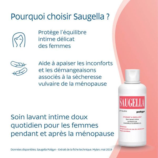 Saugella Poligyn Lot de 2 x 500 ml