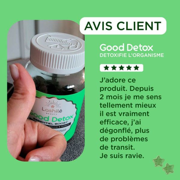 Lashilé Beauty Good Détox - 60 gommes