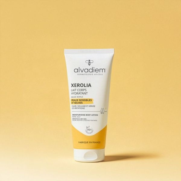Alvadiem Xerolia Lait Corps Hydratant 200ml – Hydratation longue durée et confort