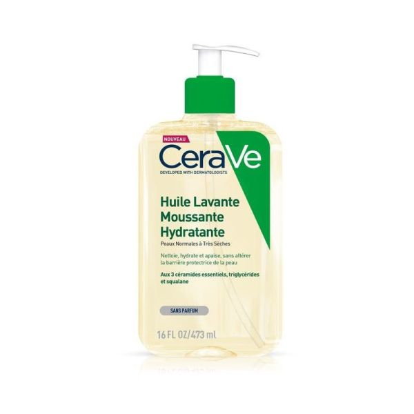 CeraVe Nettoyants Huile Lavante Moussante Hydratante 473ml