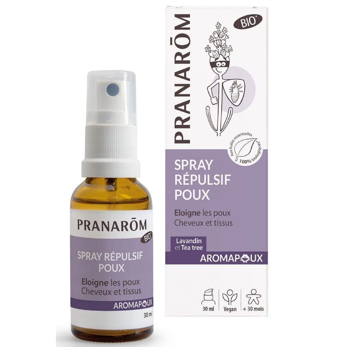 Spray Anti Poux R Pulsif Bio Aromapoux Pranar M Ml