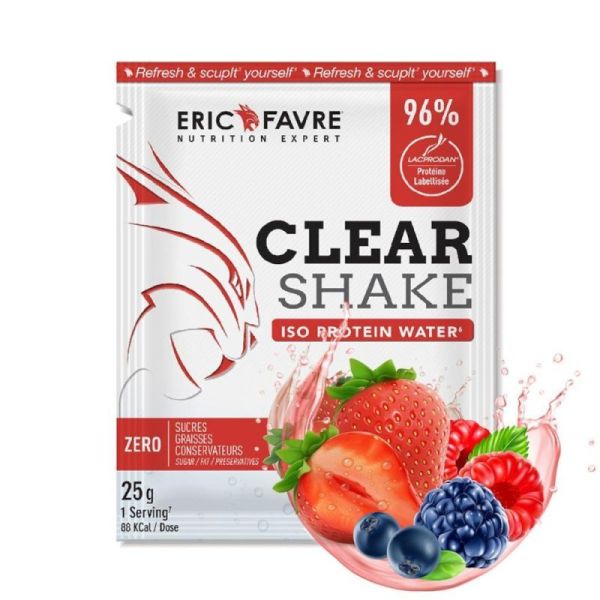 Eric Favre Clear Shake Iso Protein Water Fruits Rouges - 25g