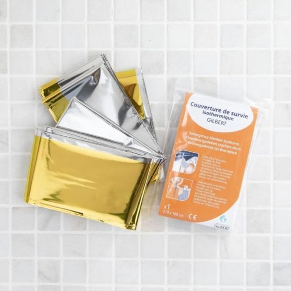 Laboratoires Gilbert Couverture de Survie Isothermique  - Protection contre le froid et la chaleur