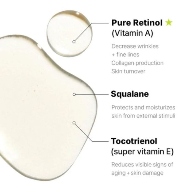 COSRX The Retinol 0.5 Oil 26ml - Huile de nuit anti-âge au rétinol pur
