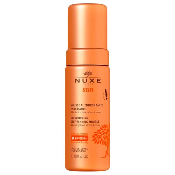 Nuxe Sun Mousse Autobronzante Hydratante - 150ml - Hâle doré progressif sans trace