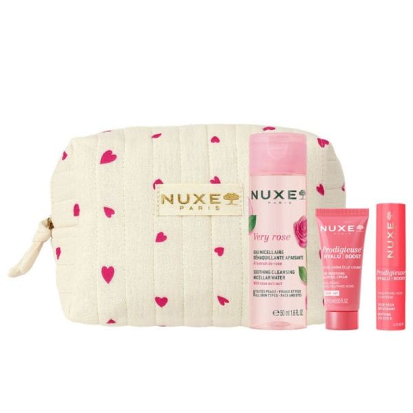 Nuxe Glass Skin Beauty Routine – Routine hydratante éclat trois soins et trousse recyclée