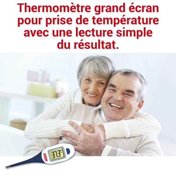 Torm Thermomètre Grand Écran MT-4326 - Mesure de la température rectale, orale ou axillaire