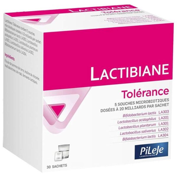 Pileje Lactibiane Tolérance - 30 sachets de 5g - Soutien digestif et équilibre intestinal