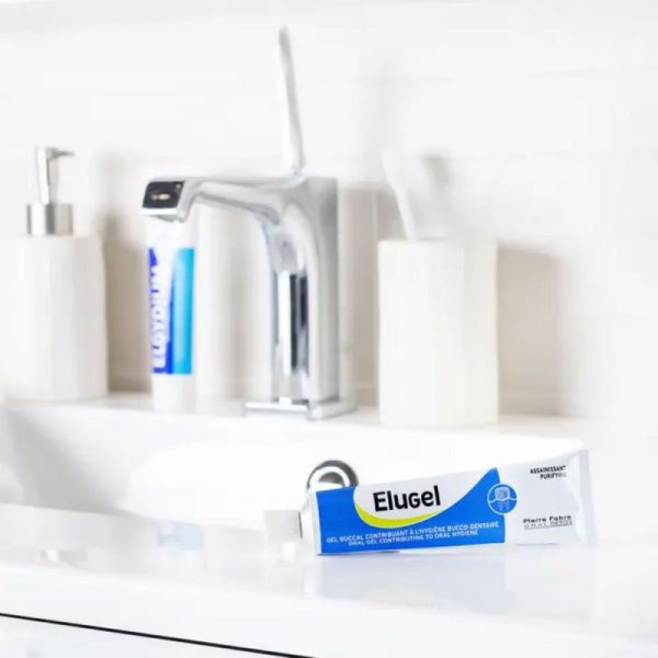 Elugel Gel Dentaire 40 ml – Soin antiseptique local apaisant, assainit les gencives