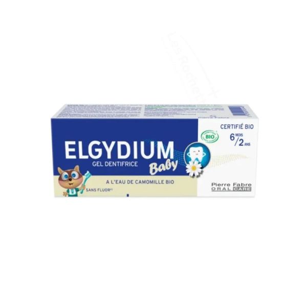 Elgydium Baby Dentifrice Bio 30 ml – hygiène douce des premières dents