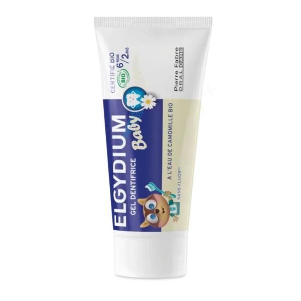 Elgydium Baby Dentifrice Bio 30 ml – hygiène douce des premières dents
