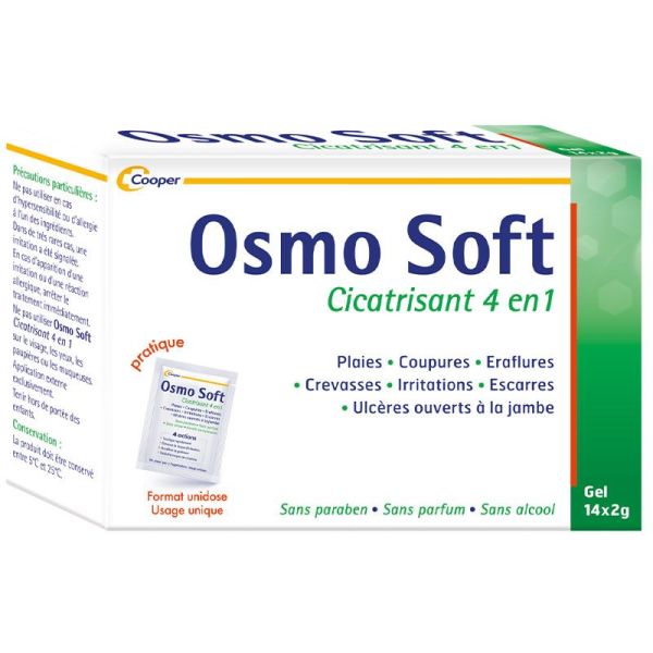 OsmoSoft Cicatrisant 4 en 1 Gel 14 unidoses