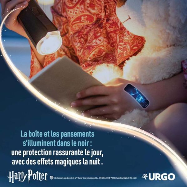 Urgo Harry Potter Pansements Phosphorescents - 16 Pansements de 2 Formats