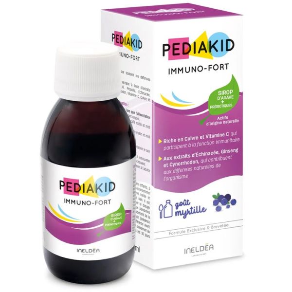 Pédiakid Sirop Immuno-Fort 125 ml – Soutien des défenses naturelles