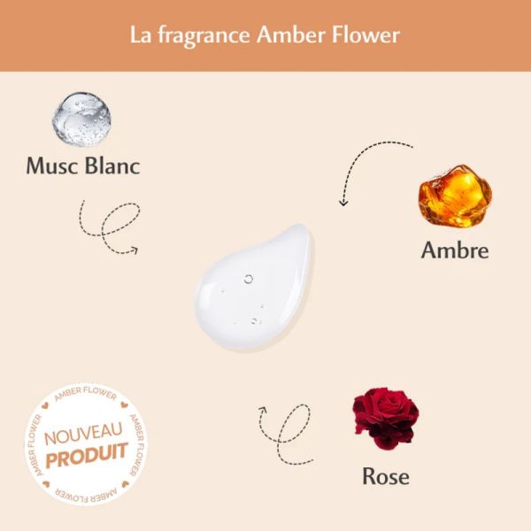 Musc Intime Brume All Over Corps & Cheveux à l’Amber Flower Flacon 100 ml – Voile parfumé chaud et hydratation