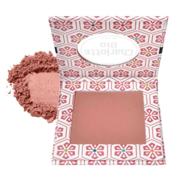 Charlotte Bio Blush Bio Poudre Compacte Bois de Rose Effet Bonne Mine Naturel - 7g