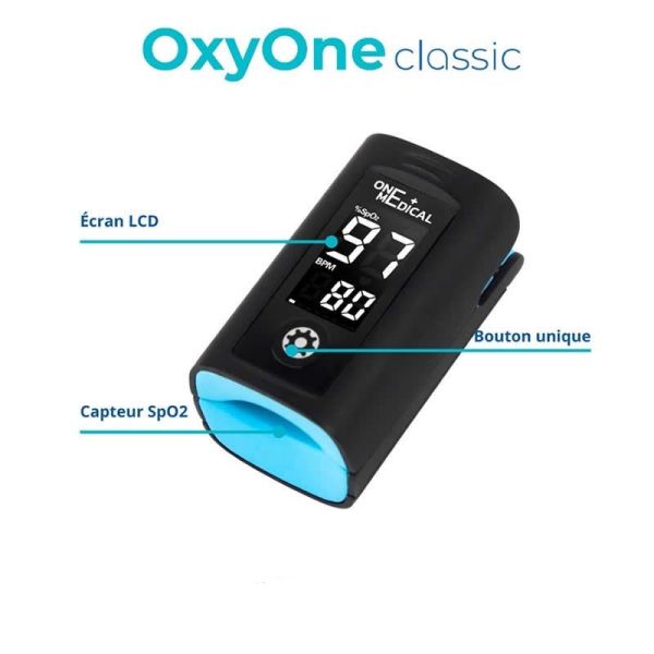 One Medical Oxymètre de Pouls Oxy-One Classic