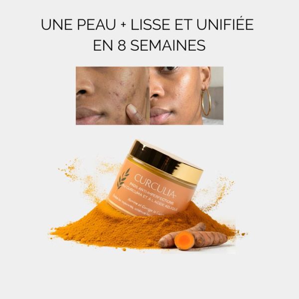 Curculia Crème Hydratante Au Curcuma 50ml – Éclat et anti-imperfections