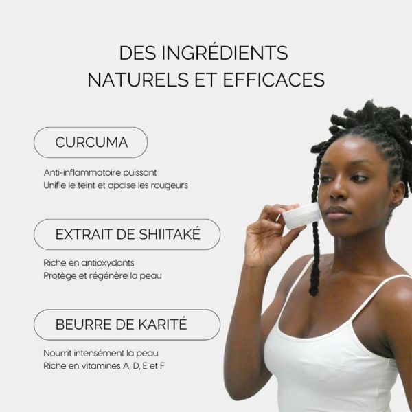 Curculia Crème Hydratante Au Curcuma 50ml – Éclat et anti-imperfections