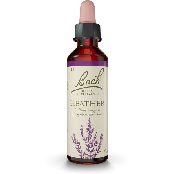 Fleurs de Bach Heather 20ml – Écoute et ouverture aux autres