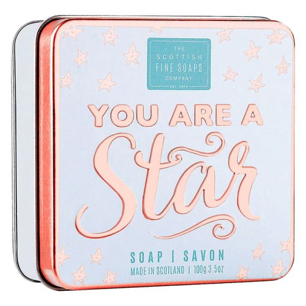 The Scottish Savon en Boîte - You Are A Star - 100g - Fraîcheur et Soin pour la Peau