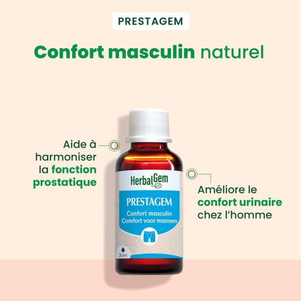 HerbalGem PrestaGem Confort Masculin 30ml – Prostate et urinaire