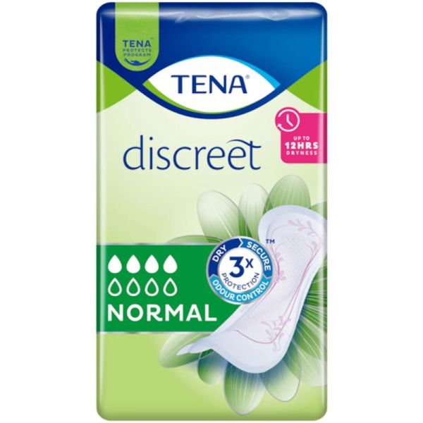 Tena Discreet Normal Protection Normales Femme - x24 serviettes