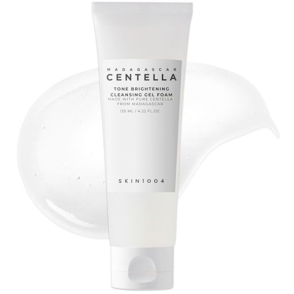 Skin1004 Centella Tone Brightening Cleansing Gel Foam Gel Nettoyant Hydratant Peaux Normale, Sensible & Mixte - 125ml
