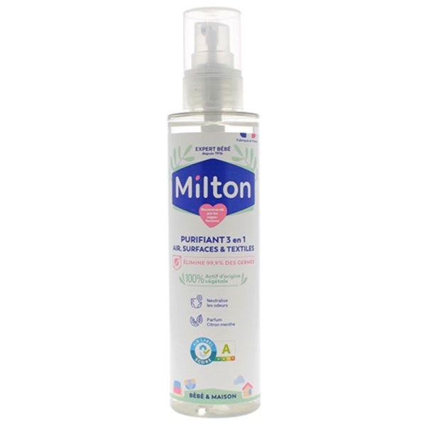 Milton Spray Purifiant 3 en 1 - Air, Surface & Textile - 200ml