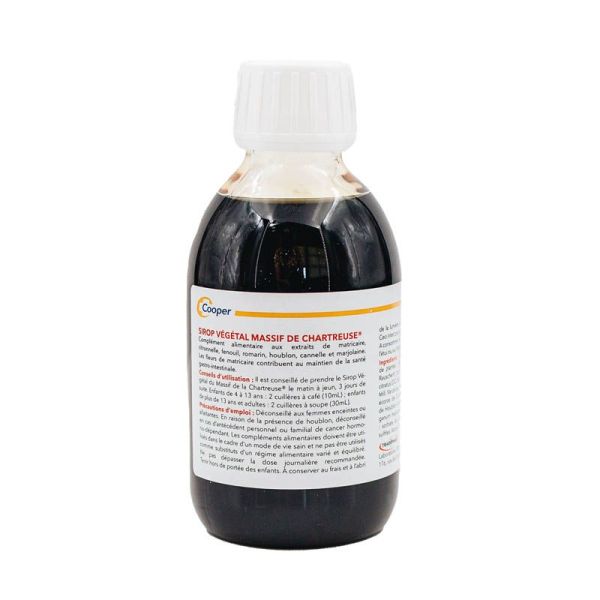 Sirop végétal du massif de Chartreuse 200 ml