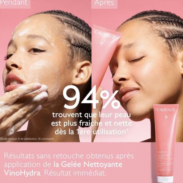 Caudalie VinoHydra Gelée Hydratante 60ml – Éclat et fraîcheur