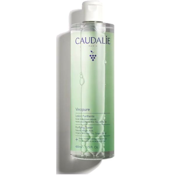 Caudalie Vinopure Lotion Purifiante - 400ml - Soin rééquilibrant peaux mixtes