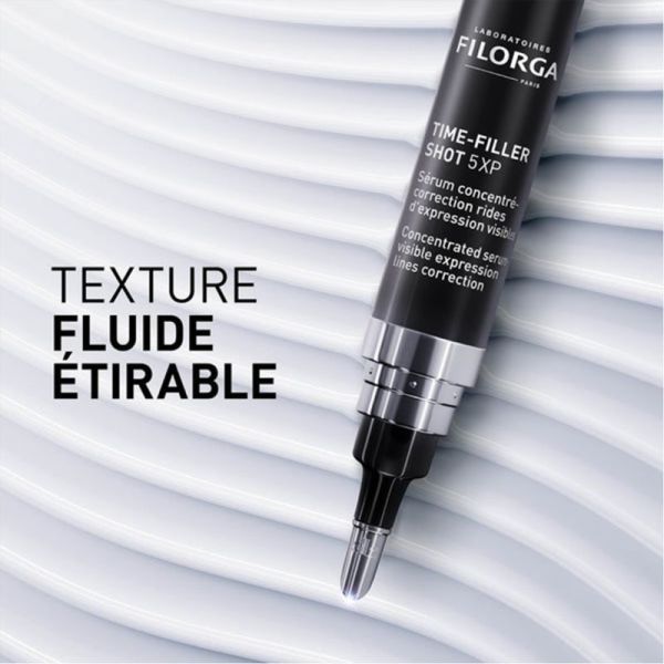 Filorga TIME-FILLER SHOT 5 XP Sérum Concentré Rides d'Expression 15 ml – Soin décrispant ciblé effet botox-like