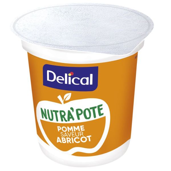 Delical Nutrapote Dessert aux Fruits Pomme Abricot 4x200g – Dénutrition et troubles de la déglutition