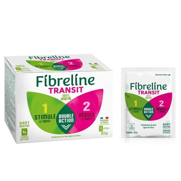 Délical Fibreline Transit Troubles du Transit - 15 sachets de 6,5g