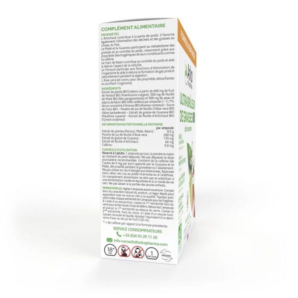 Arkofluides Ultra Bruleur de Graisses 30 ampoules