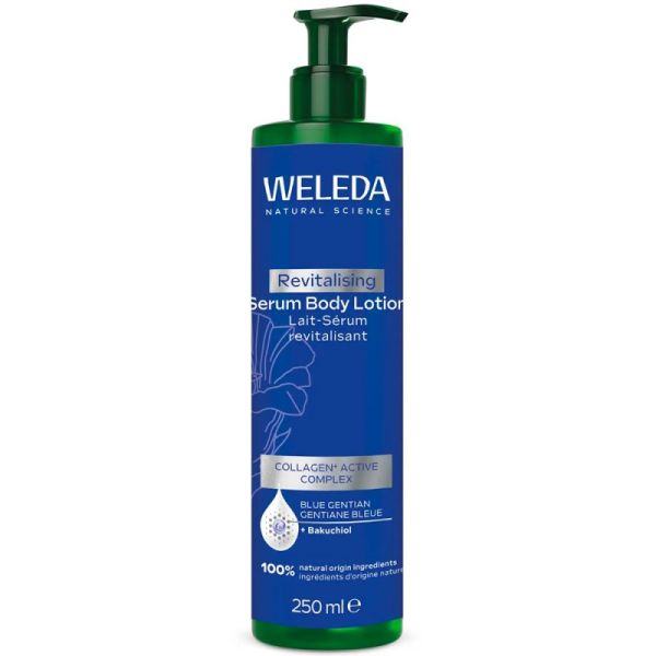 Weleda Lait-Sérum Revitalisant Anti-Âge Gentiane - 250 ml - Raffermit, unifie et régénère la peau