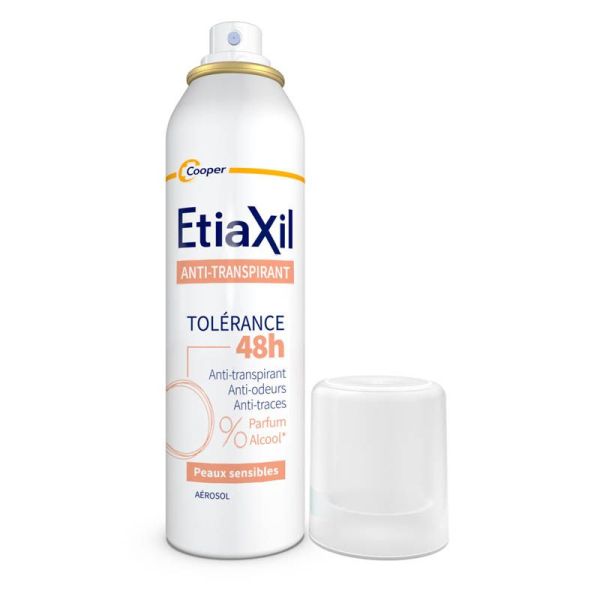 Etiaxil Anti-Transpirant Tolérance Spray 48H - Lot de 2 x 150ml