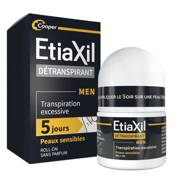 Etiaxil Détranspirant Men Peaux Sensibles Roll-on - 15ml