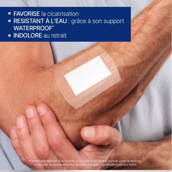 URGO Pansements Brûlures & Blessures Superficielles - 5 × 7 cm - 6 unités